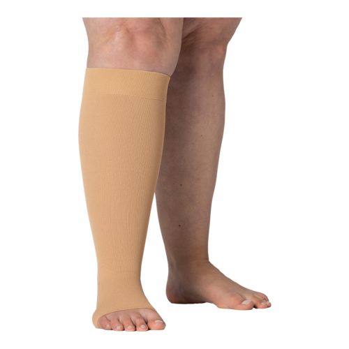 JOBST Elvarex beige custom knee-high compression garment
