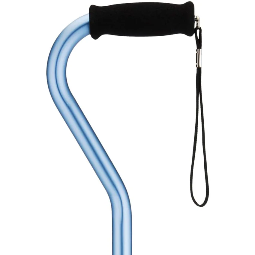 NOVA Offset Cane with Strap, Blue