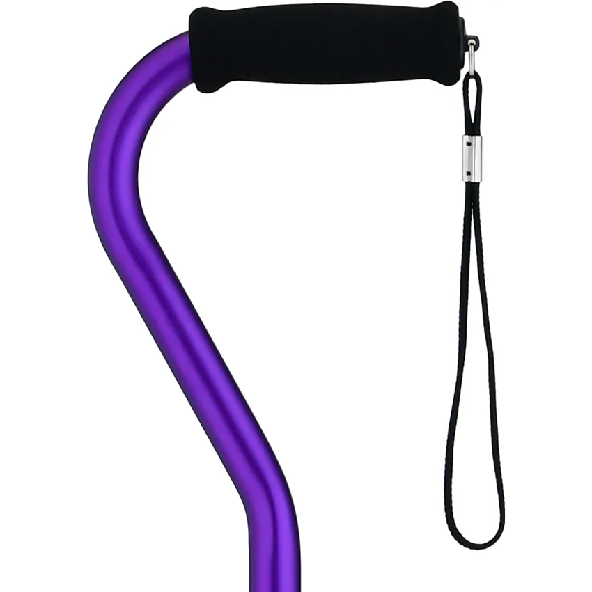 NOVA Offset Cane with Strap, Purple