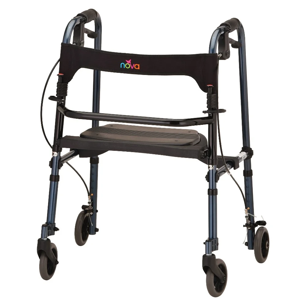NOVA Cruiser De-Light Rolling Walker - Blue