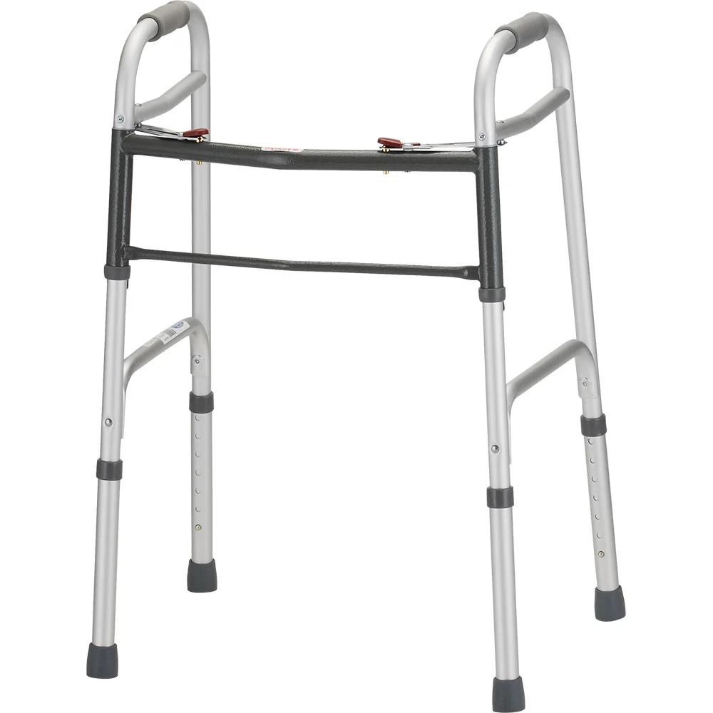 NOVA Folding Walker 2 Button Standard Adult
