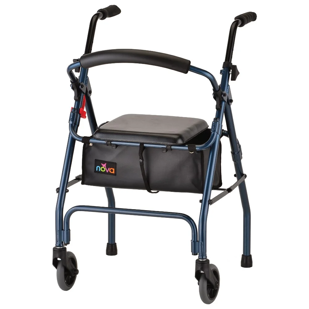 NOVA Cruiser II Rolling Walker - Blue