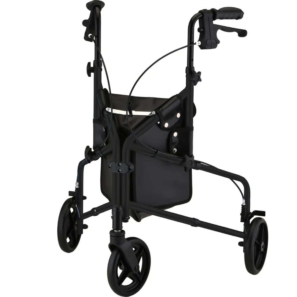 NOVA Active Three Wheel Rollator Black