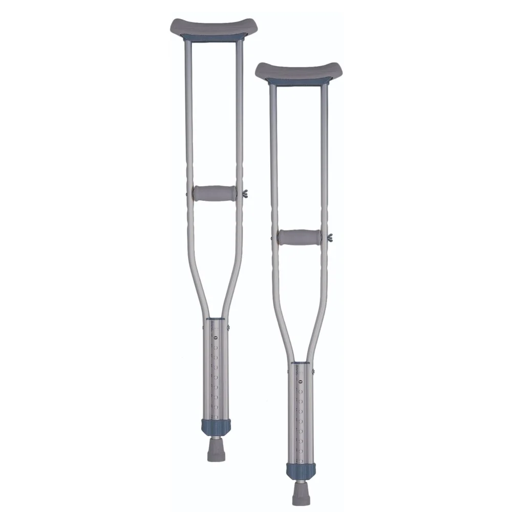 NOVA Crutch Aluminum Pushbutton- Standard