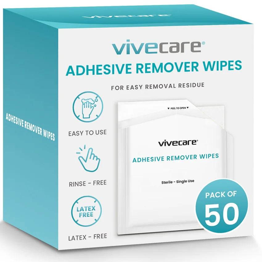Vive Health Adhesive Remover Wipes