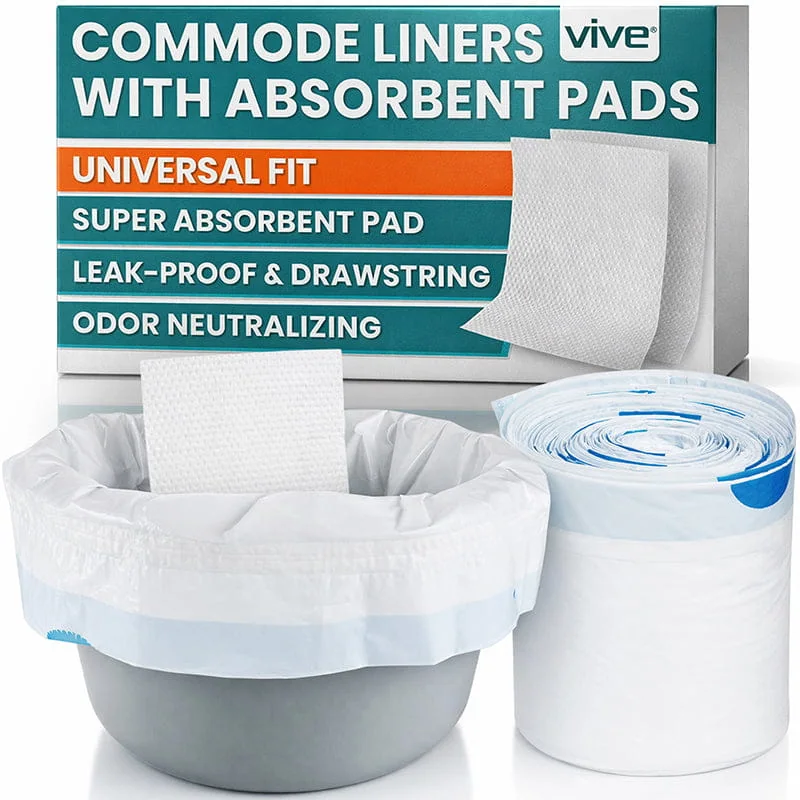 Vive Health Commode Liners