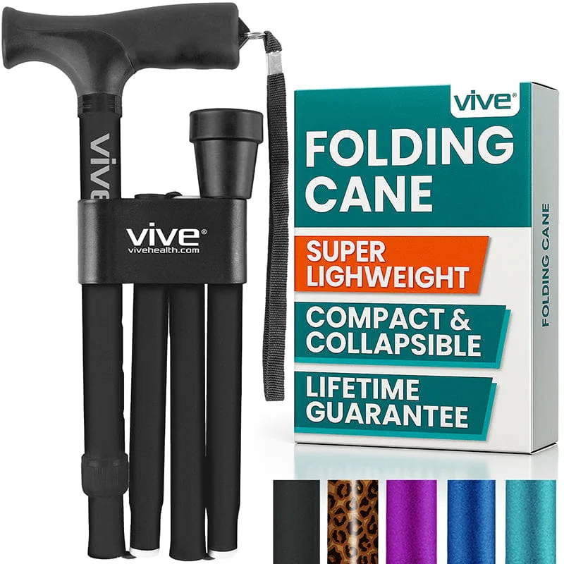 Vive folding walking cane